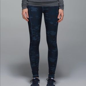 EUC Lululemon 12 speed Tight II Heathered Lotus